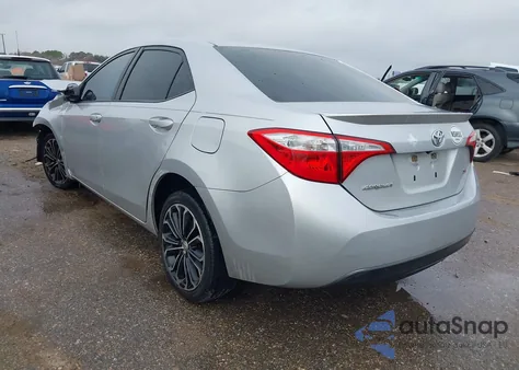 2016 Toyota Corolla S Plus z USA, uszkodzony, nr VIN 5YFBURHE0GP511452